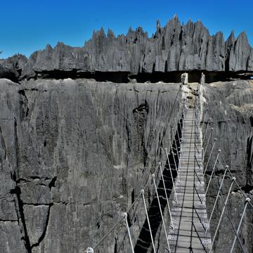 Big Tsingy Rope Bridge, Madagascar