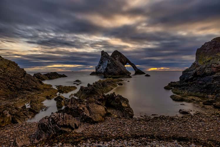 Bow Fiddle Rock, Scotland