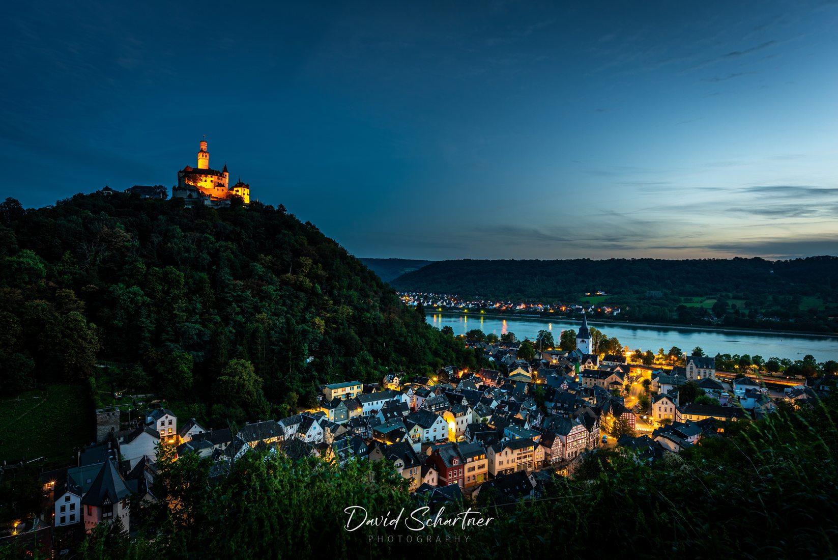 Braubach with Marksburg, Germany