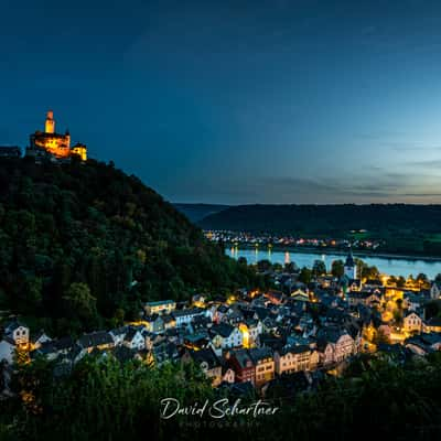 Braubach with Marksburg, Germany