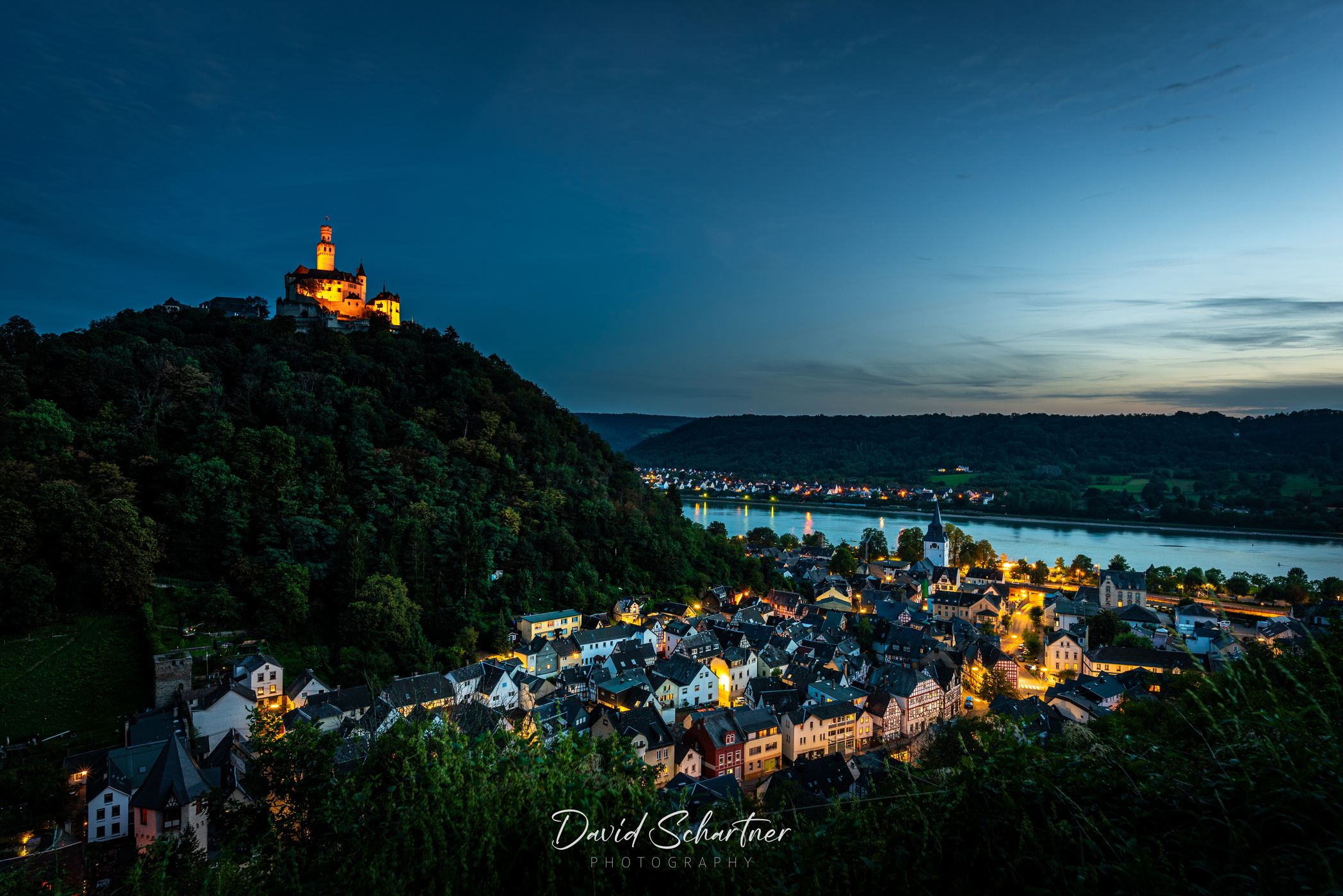 Braubach with Marksburg, Germany