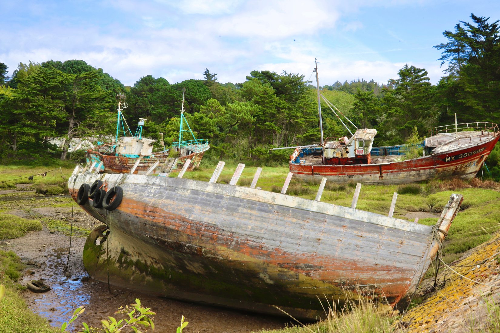 Cimetière De Bateaux Ship Cemetery France