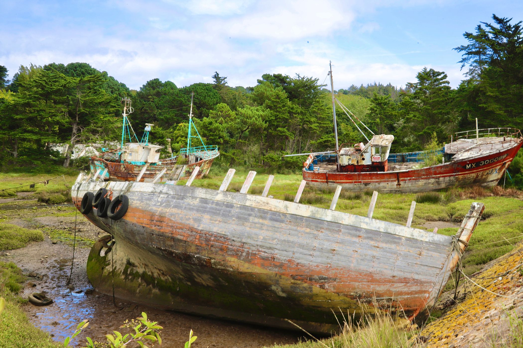 Cimetière de bateaux/ Ship cemetery, France