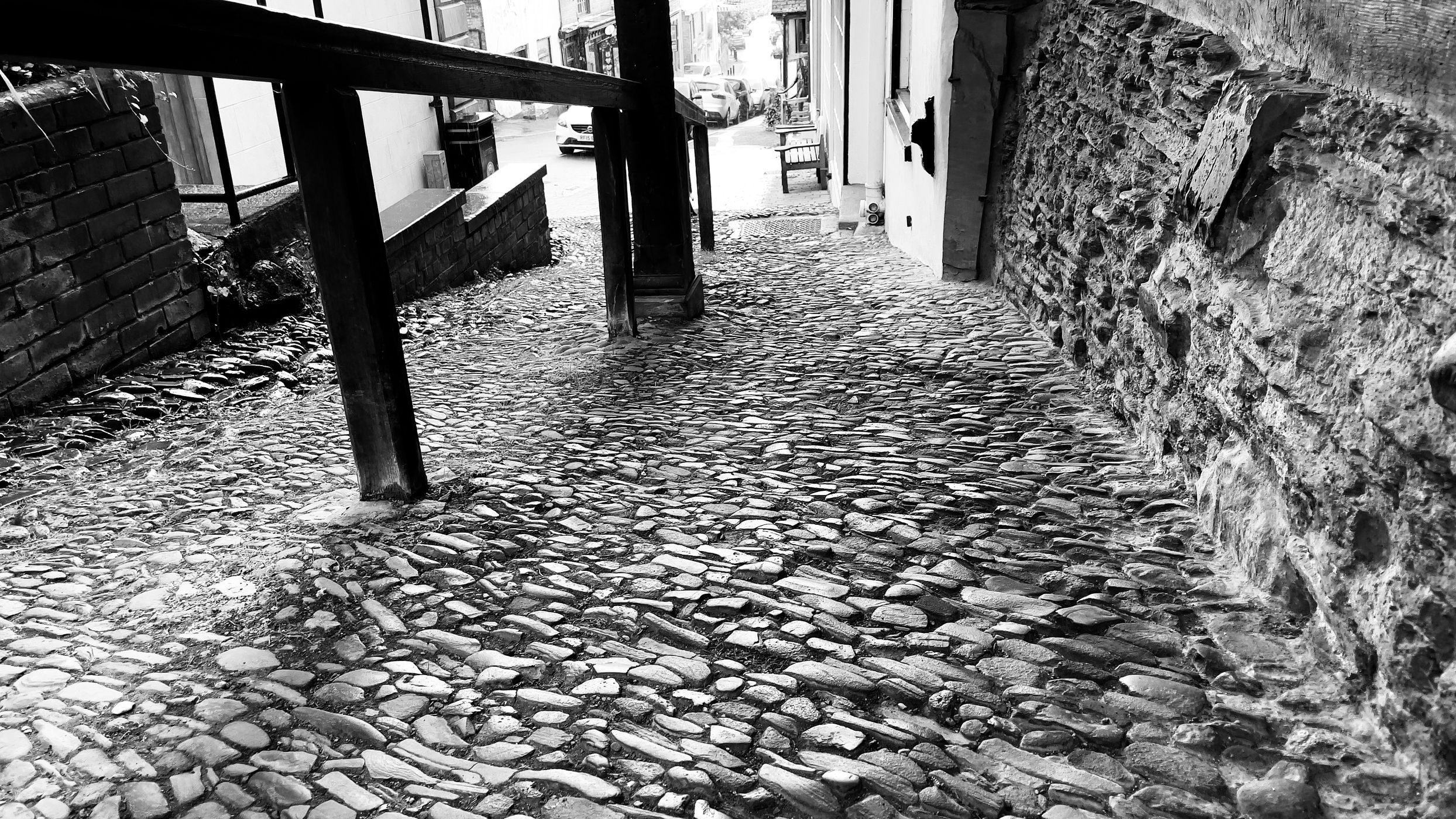 Cobbled Stones Bishop's Castle, United Kingdom