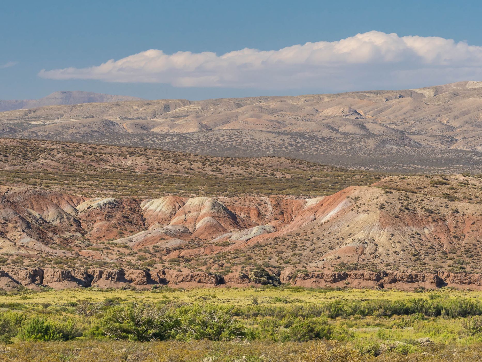 Colourful Hills near Naunauco, Argentina