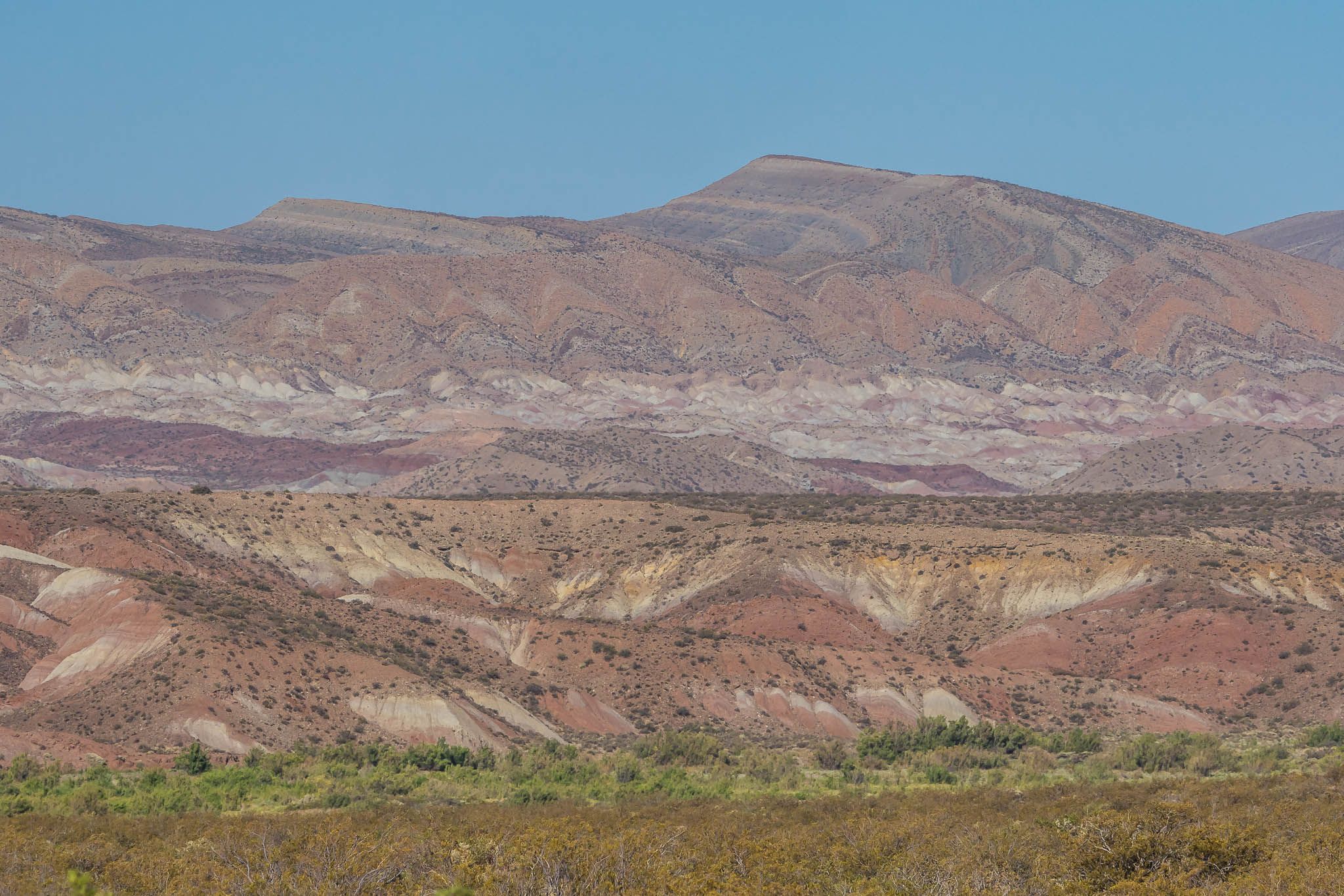 Colourful Hills near Naunauco, Argentina