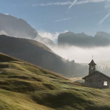 Fermeda Chapel, Seceda, Dolomites, Italy