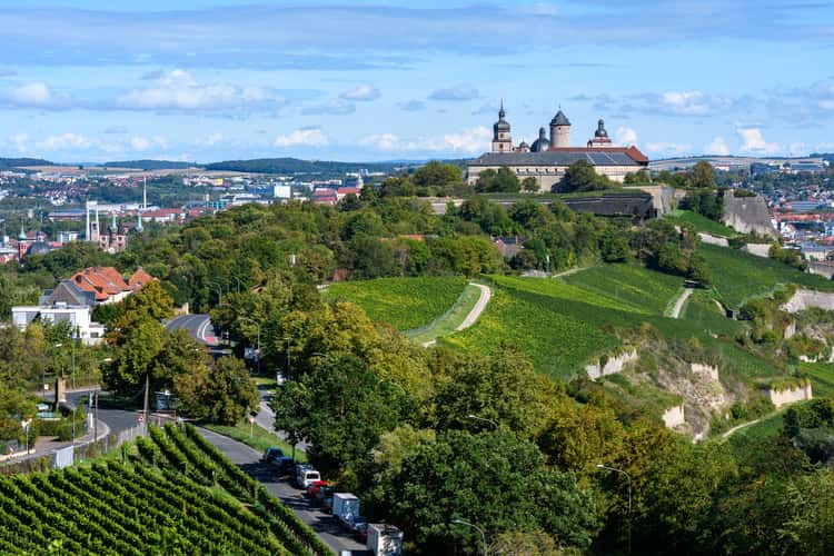 Festung Marienberg - Blick von der Wittelsbacher Höhe