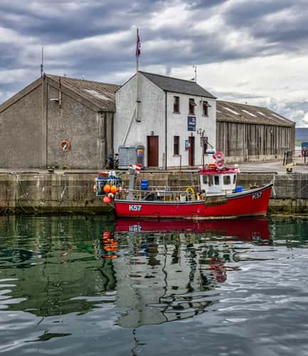 Fishing boat, Stromness, Orkney Islands, Scotland, UK