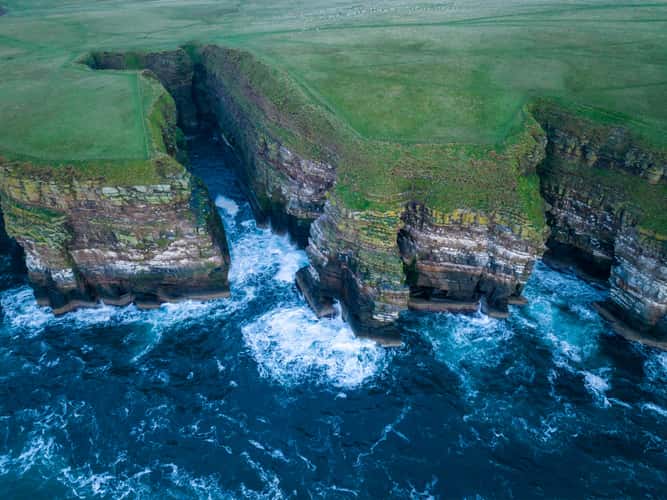 Geo of Sclaites Duncansby, Scotland