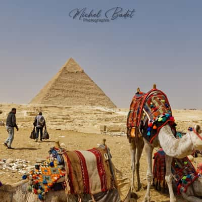 Gizeh and the pyramids, Egypt