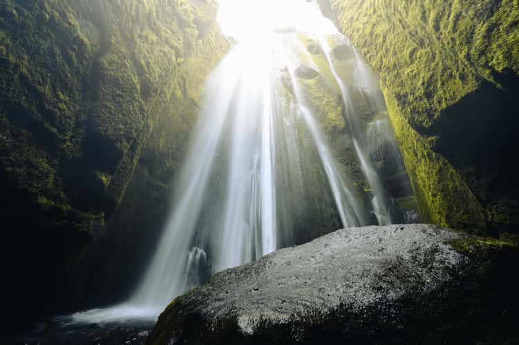 Gljufrafoss near Seljalandsfoss