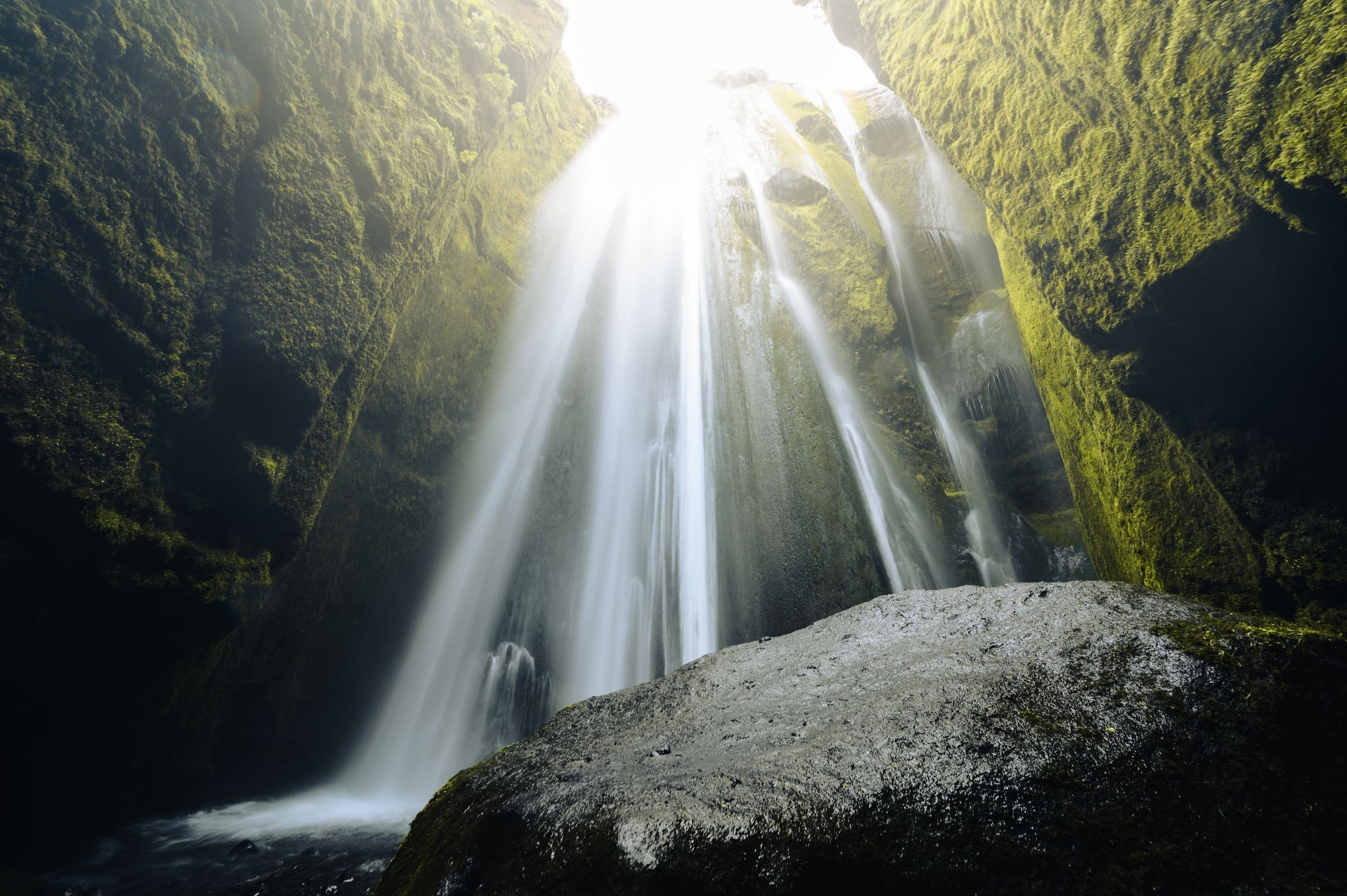 Gljufrafoss near Seljalandsfoss, Iceland