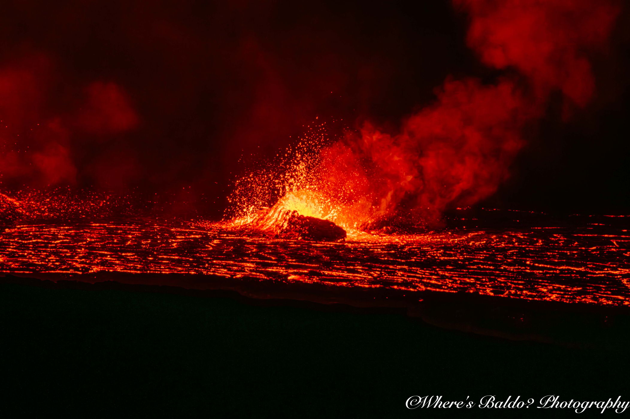 Halemaumau Crater Kilauea Calderat Sunrise Big Island Hawaii, USA