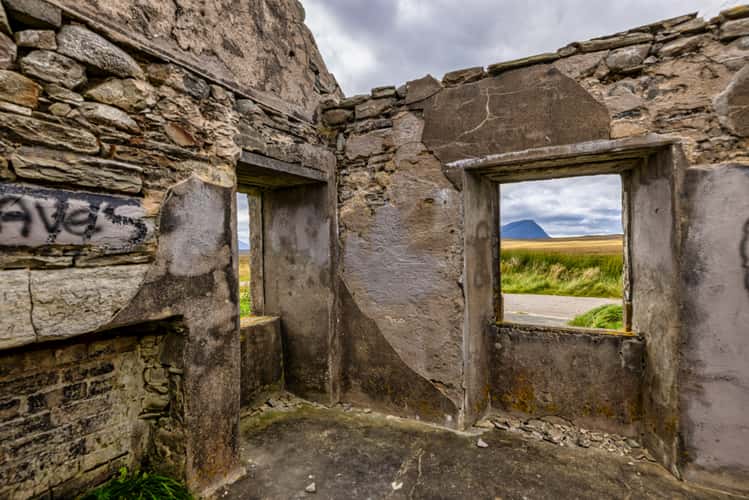 Inside The Mòine House, Lairg, Scotland, UK