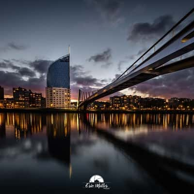 La Belle Liégeoise, pedestrian bridge, Belgium