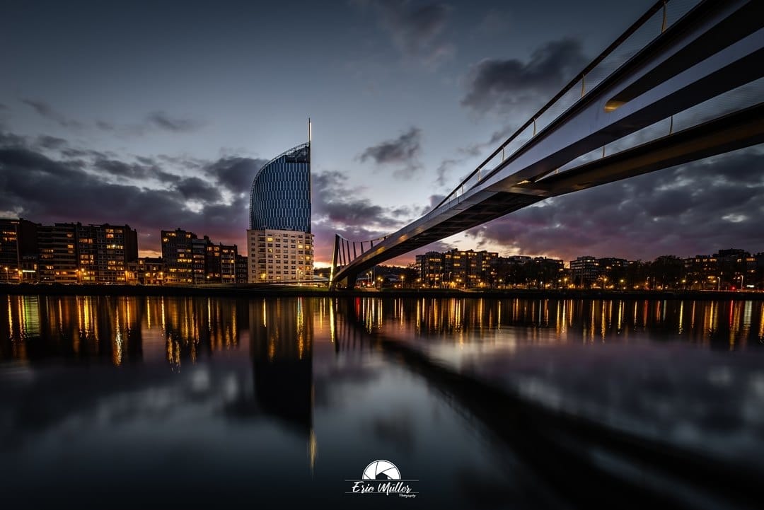 La Belle Liégeoise, pedestrian bridge, Belgium