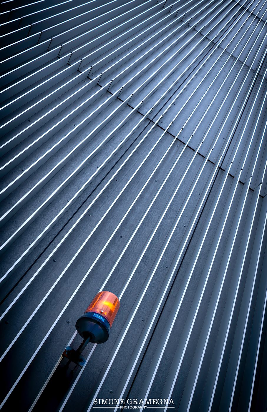 Lamp at Garden Tower, Frankfurt am Main, Germany
