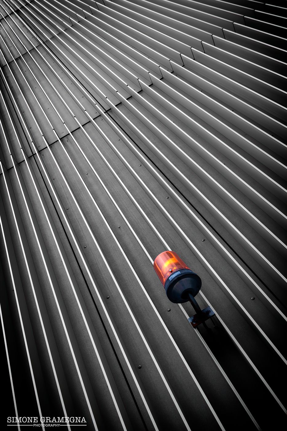 Lamp at Garden Tower, Frankfurt am Main, Germany