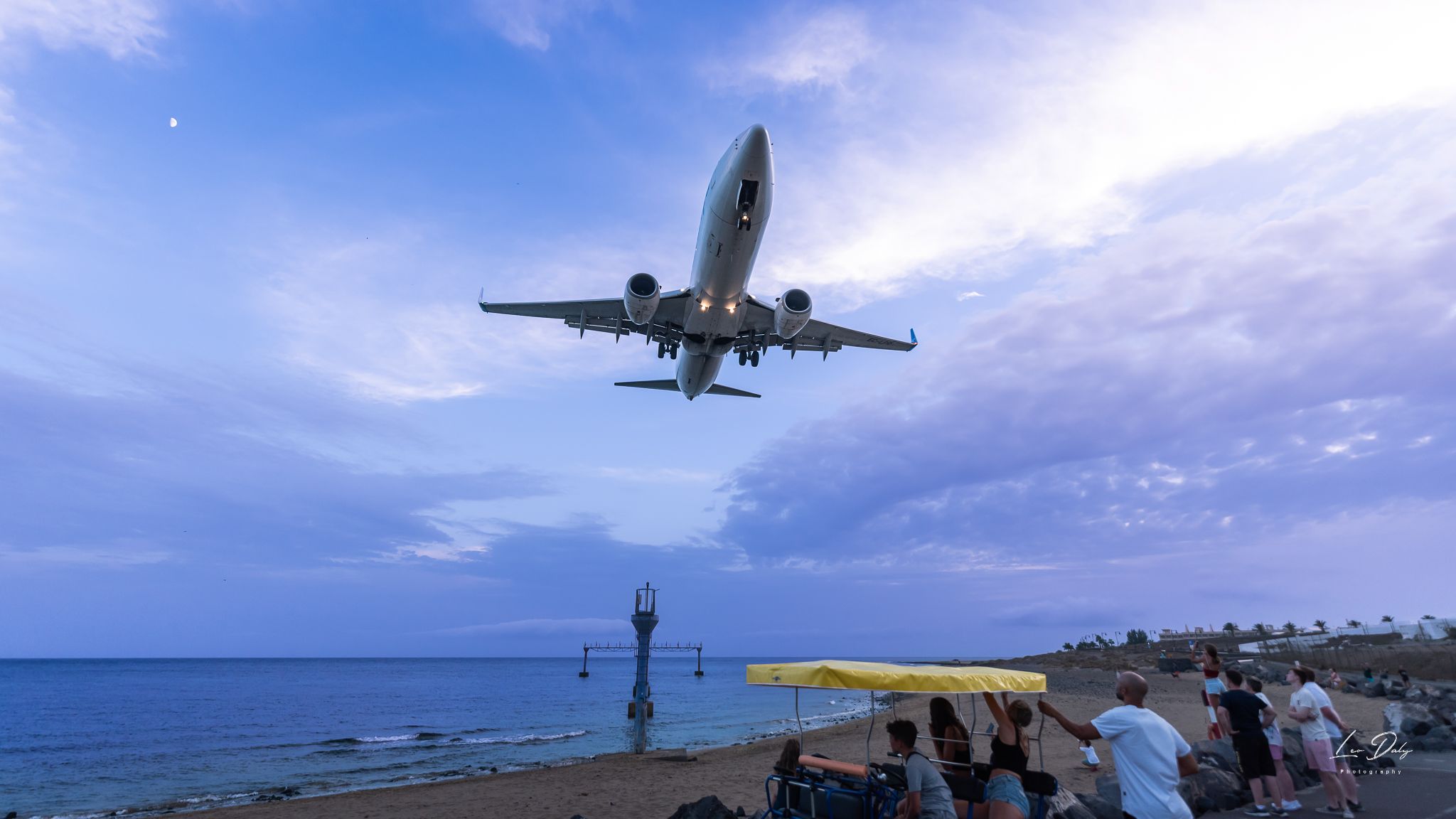 Lanzarote Plane Spoting (Mirador de Acercamiento), Spain