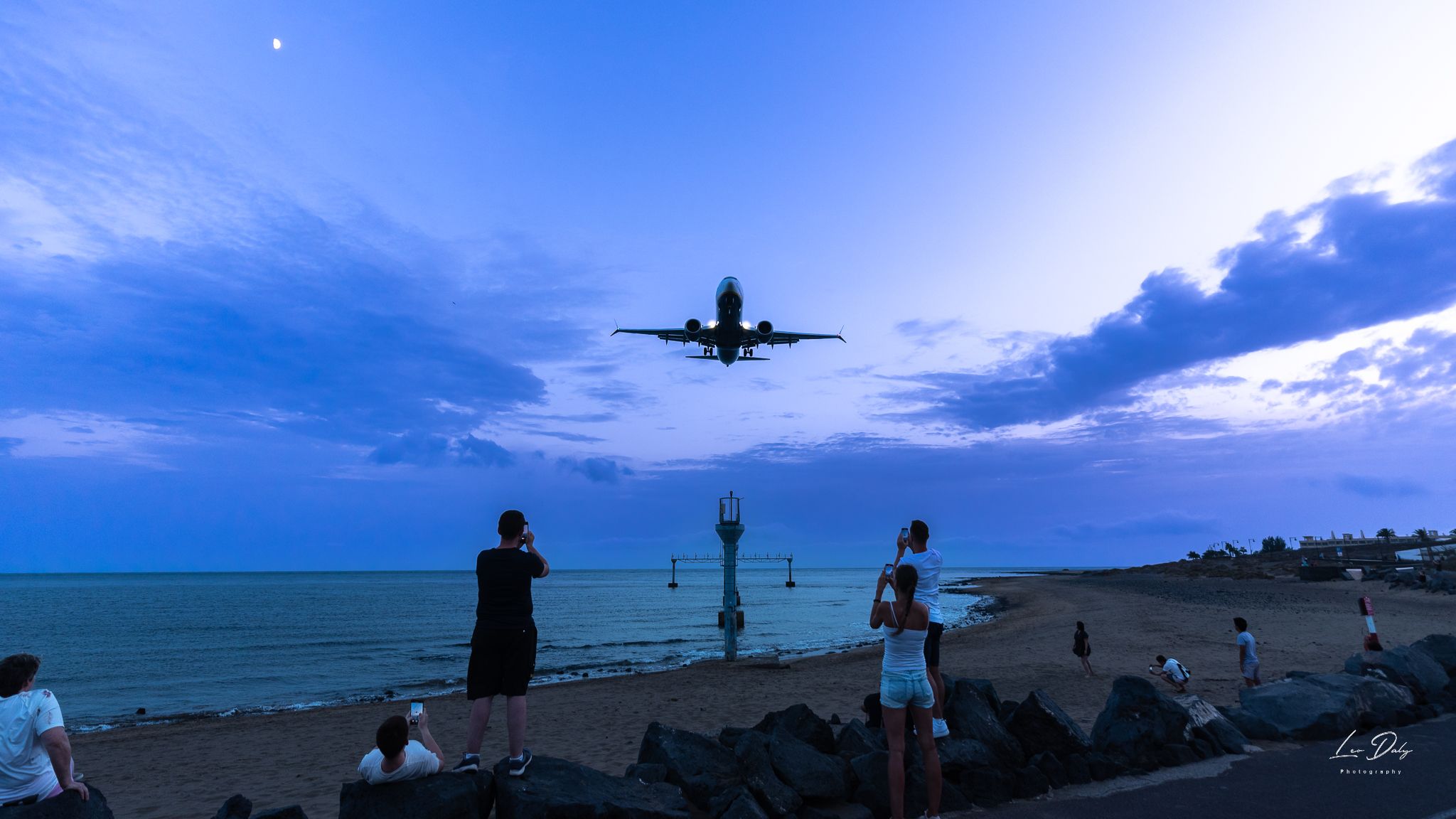 Lanzarote Plane Spoting (Mirador de Acercamiento), Spain