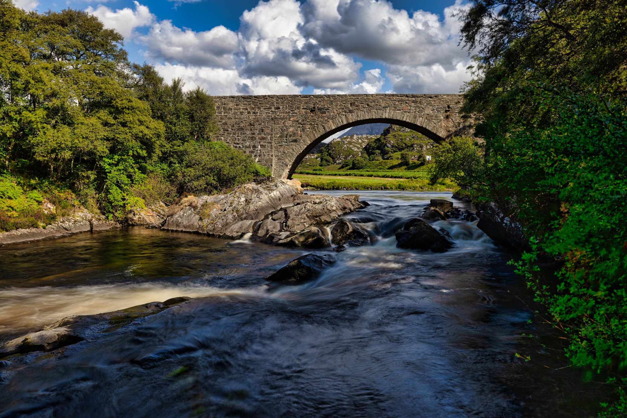 Laxford Bridge, Lairg, Scotland, UK, United Kingdom
