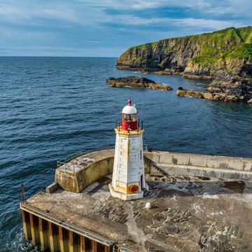 Lybster Lighthouse, Scotland, UK, United Kingdom