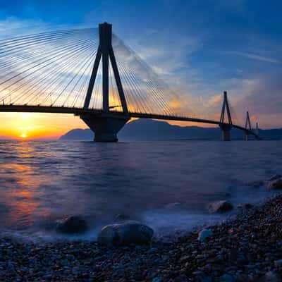 Rio–Antirrio Bridge in Rio, Greece, Greece