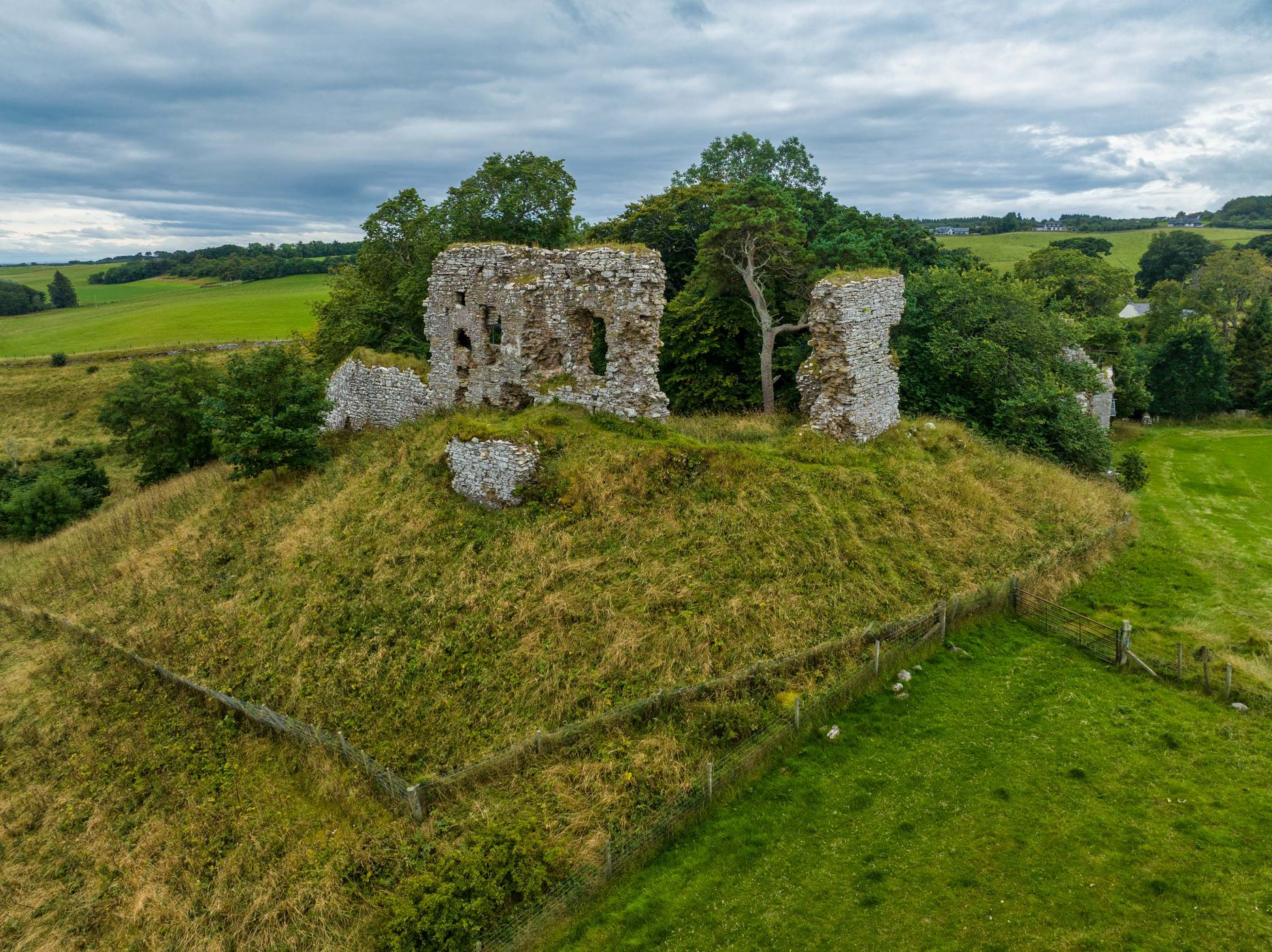 Ruin Keep, Skelbo Castle, Dornoch, Scotland, UK, United Kingdom