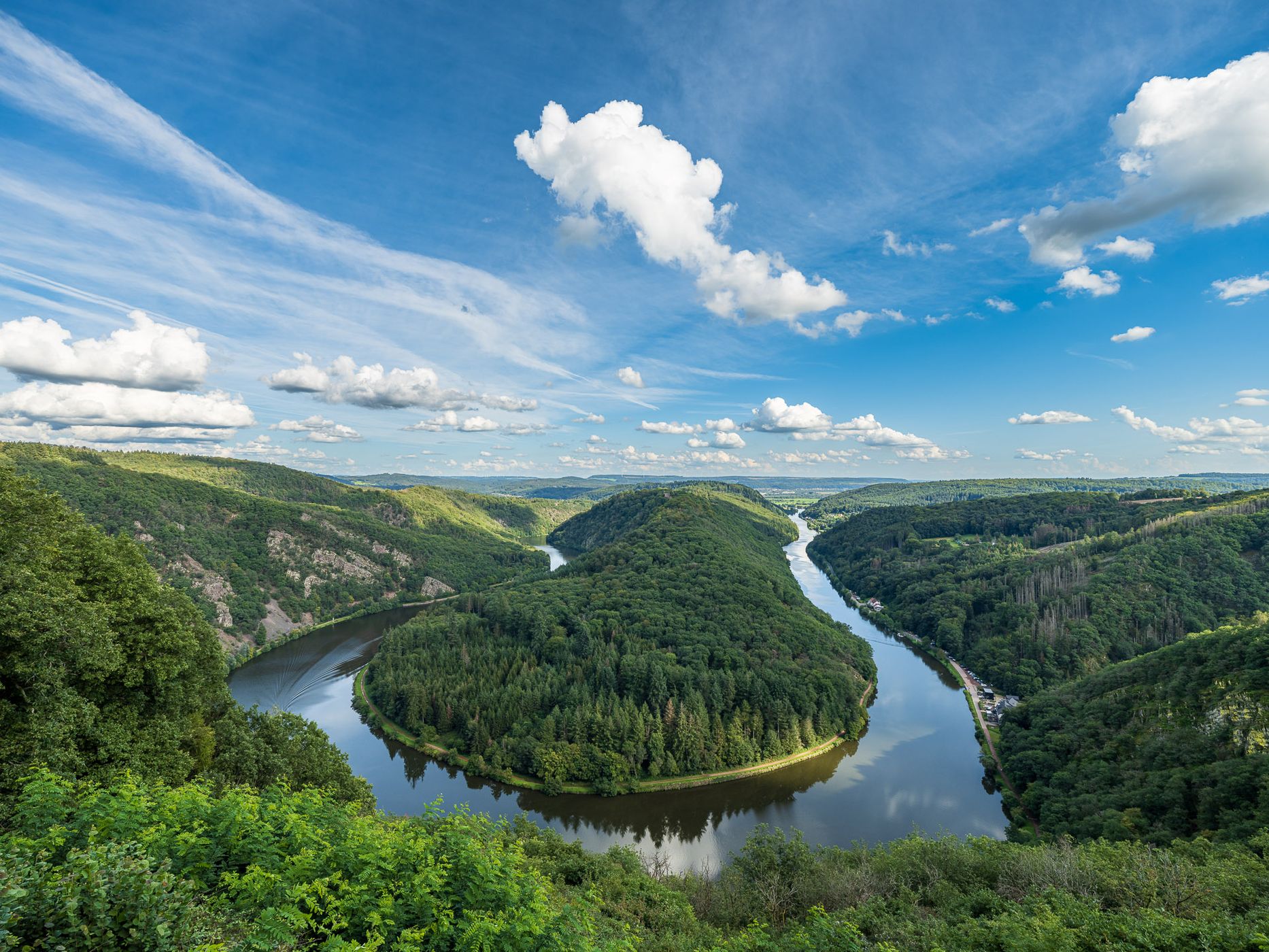 Saarschleife/Saar Loop, Mettlach, Germany