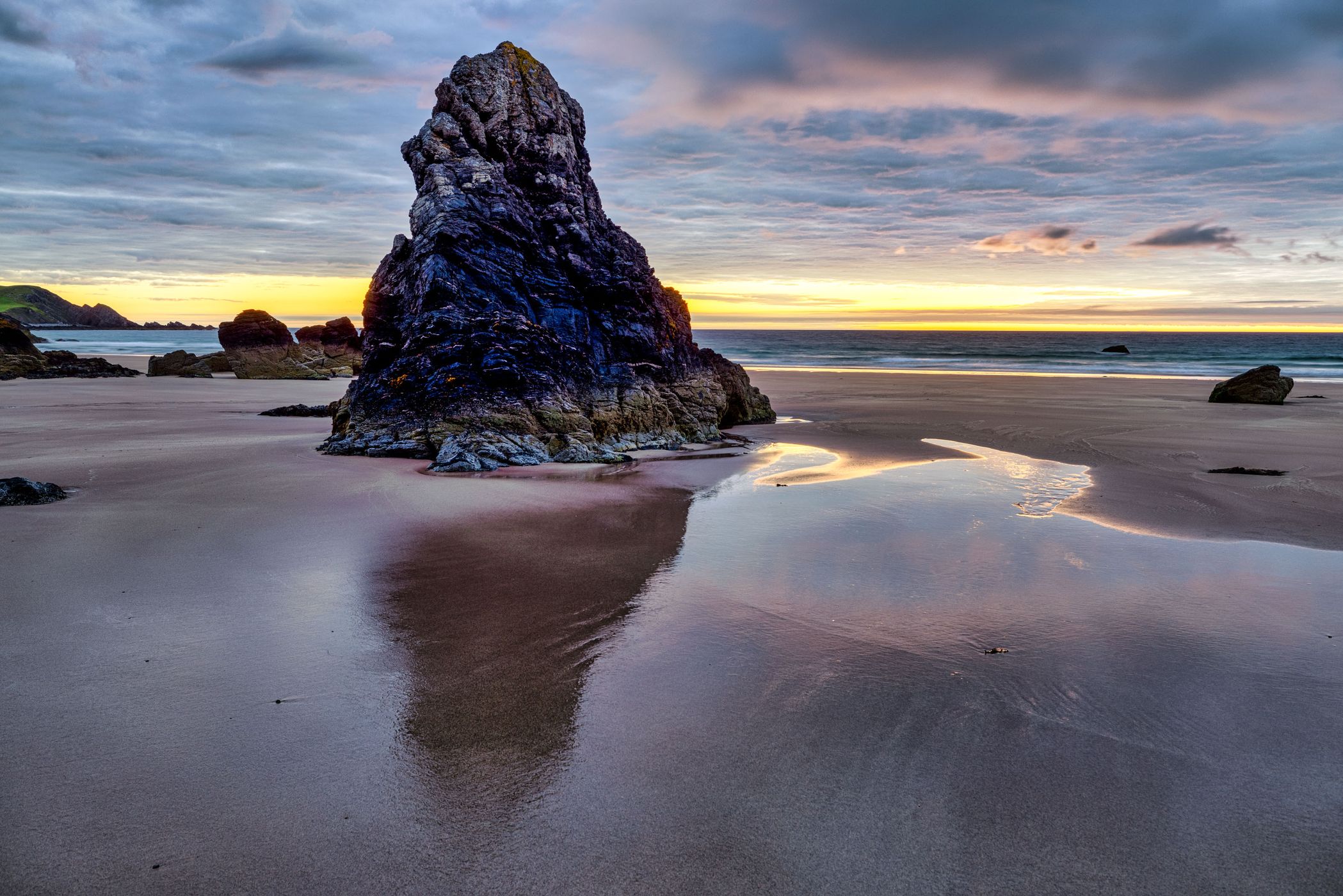 Sunrise Durness Beach, Durness, Scotland, United Kingdom