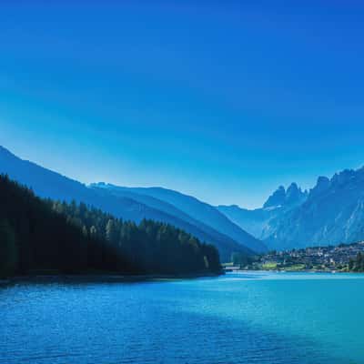 Santa Caterina Lake in Auronzo di Cadore, Italy