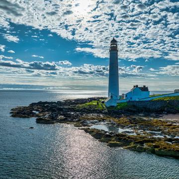 Scurdie Ness Lighthouse, Scotland, UK, United Kingdom