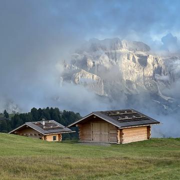 Seceda Cabin, Dolomites, Italy