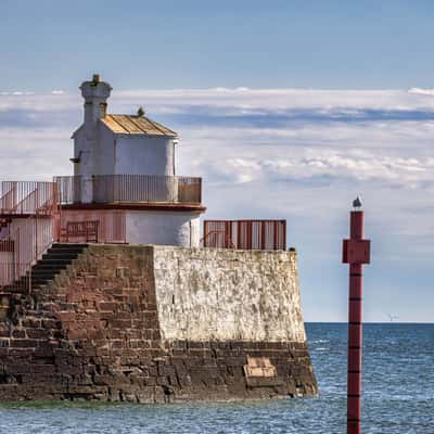 Signal Lighthouse, Arbroath, Angus,   Scotland, UK, United Kingdom