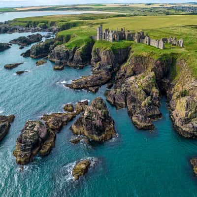 Slains Castle, Cruden Bay, Scotland, UK, United Kingdom