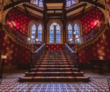Stair at the St. Pancras Renaissance Hotel, London