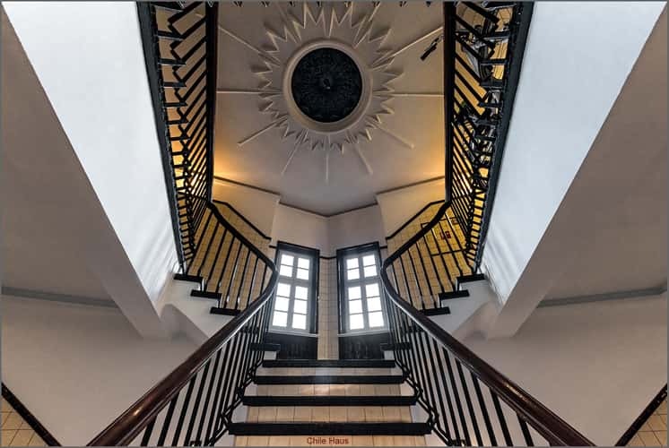 Stairs in Hamburg