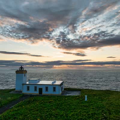 Sunrise Duncansby Head Lighthouse, Scotland,UK, United Kingdom
