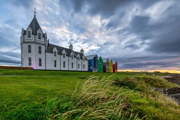 sunset John o Groats, Scotland, UK