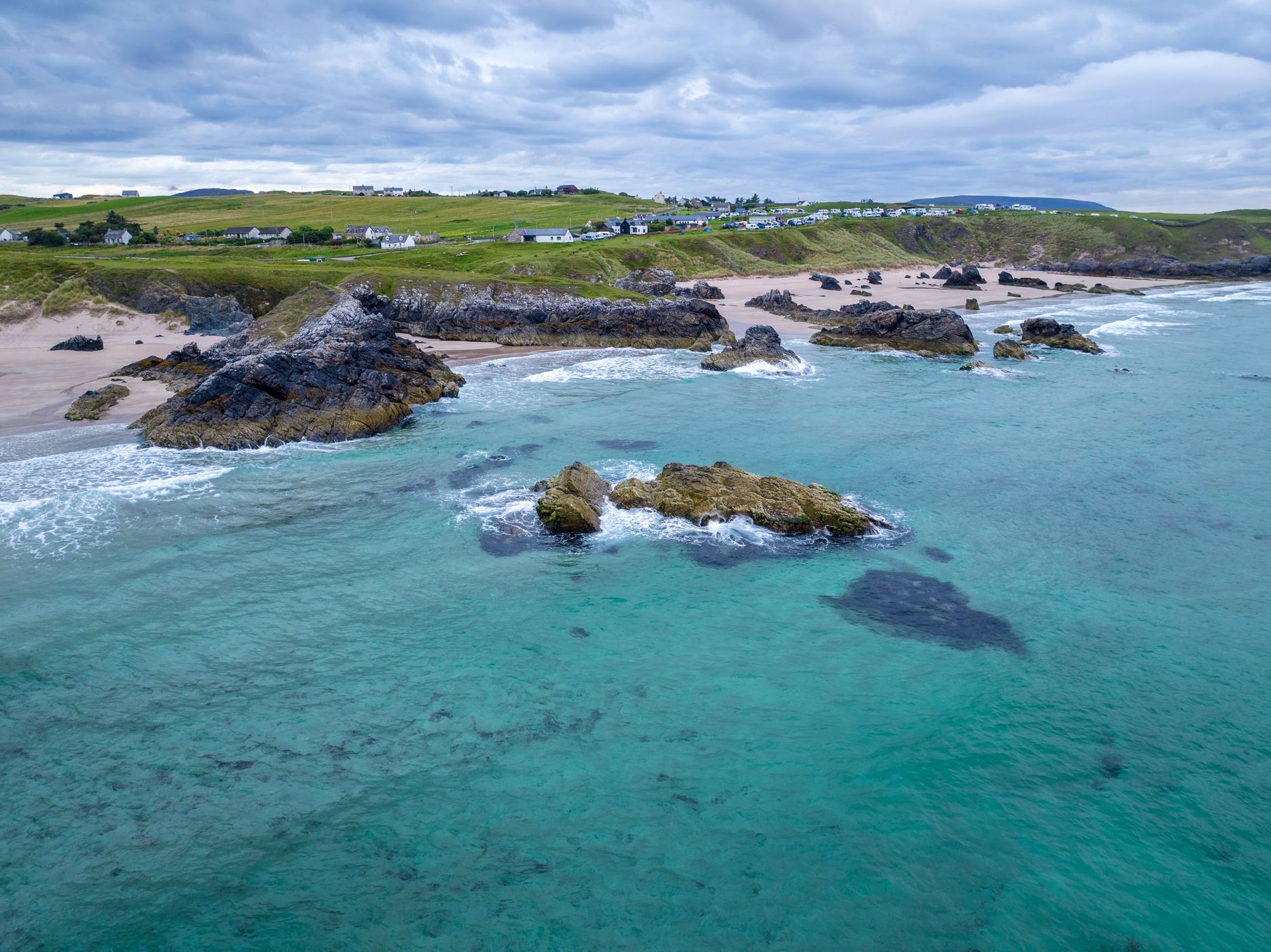 The rocks  at Durness  Beach, Durness, Scotland, UK, United Kingdom