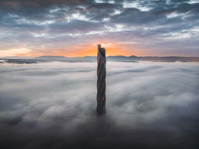 Thyssen Krupp Elevator Test Tower, Rottweil