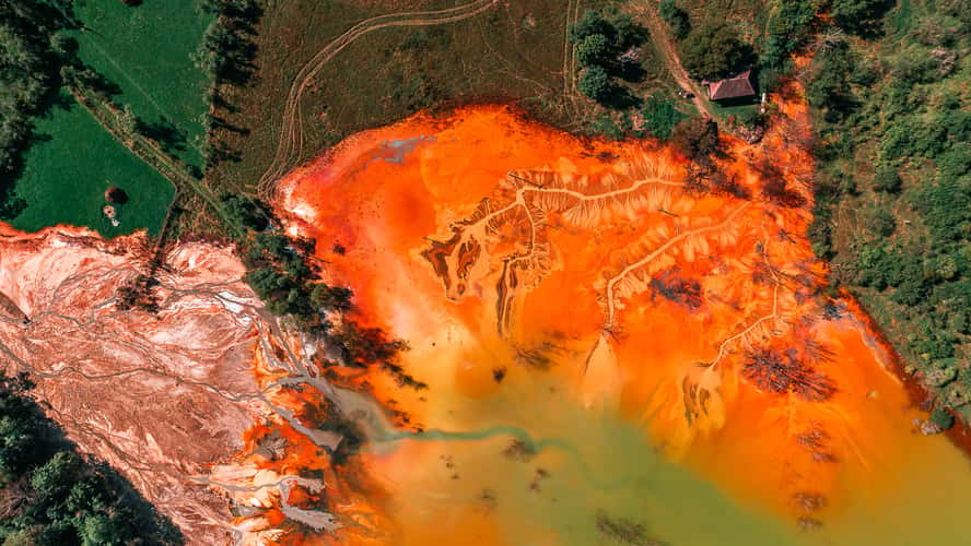 Toxic Lake Of Geamăna, Romania