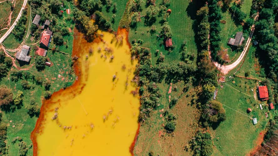 Toxic Lake Of Geamăna, Romania