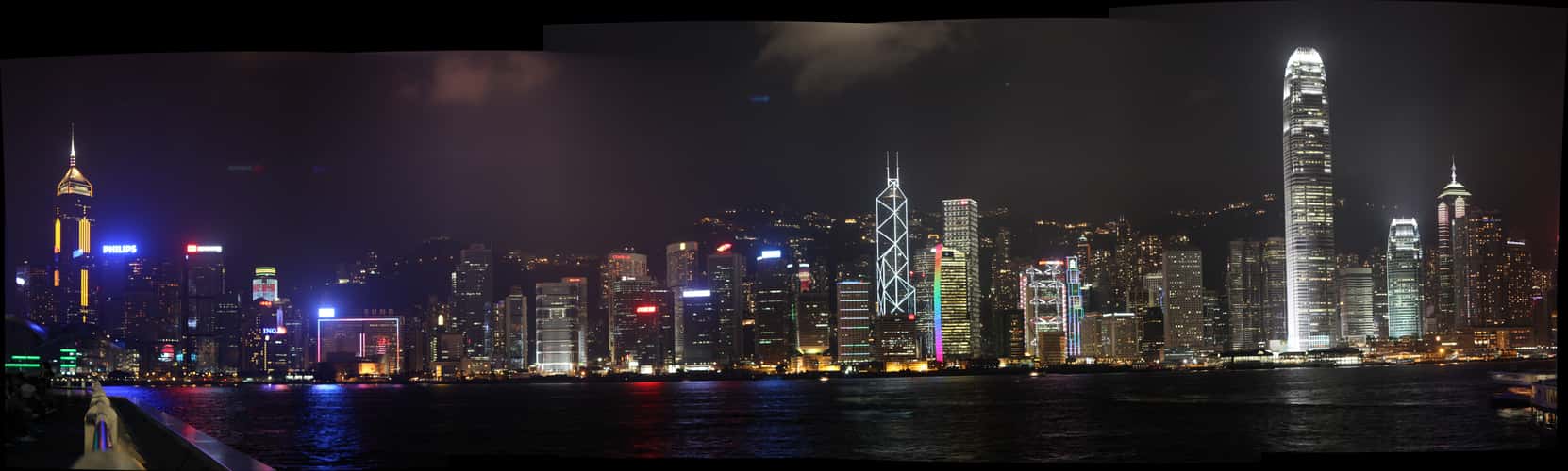 View to Hong Kong Island, Victoria Harbour