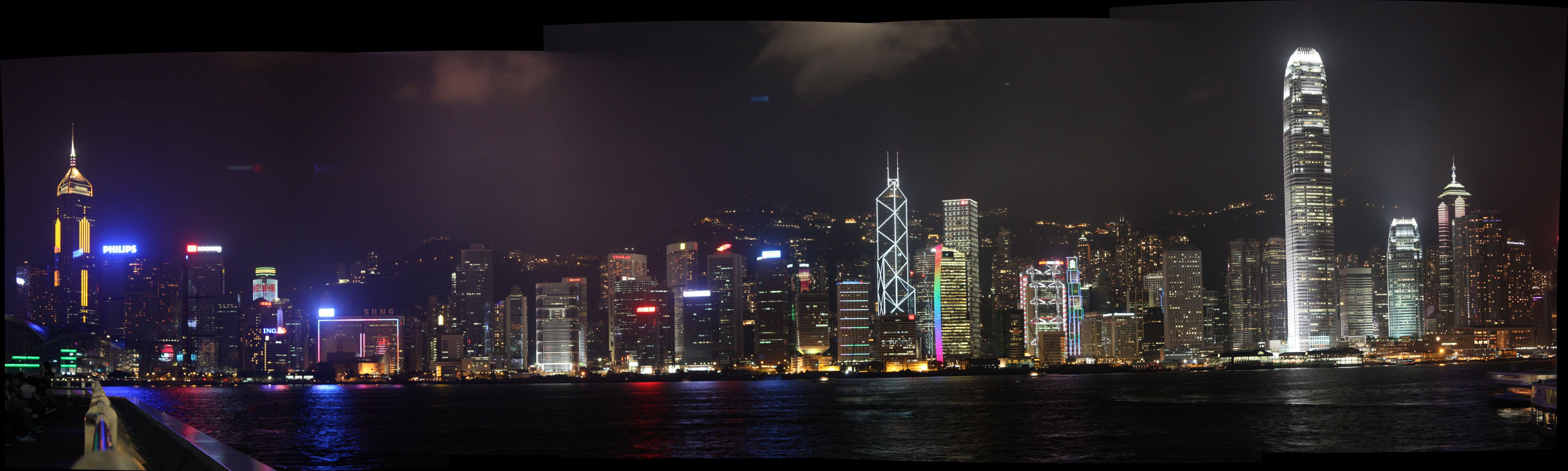 View to Hong Kong Island, Victoria Harbour, Hong Kong