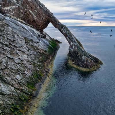 Bow and Fiddle Rock, Scotland, United Kingdom