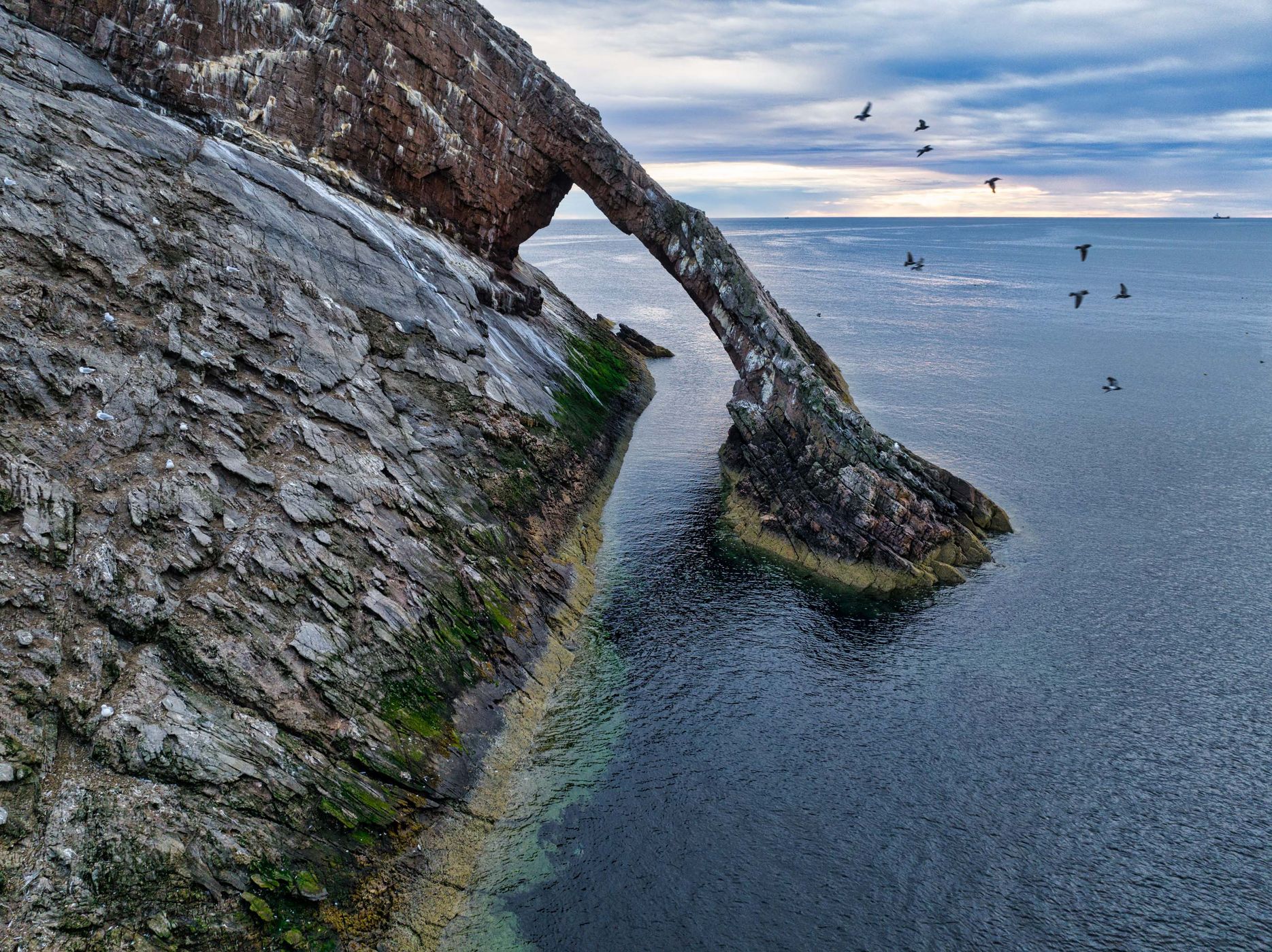 Bow and Fiddle Rock, Scotland, United Kingdom