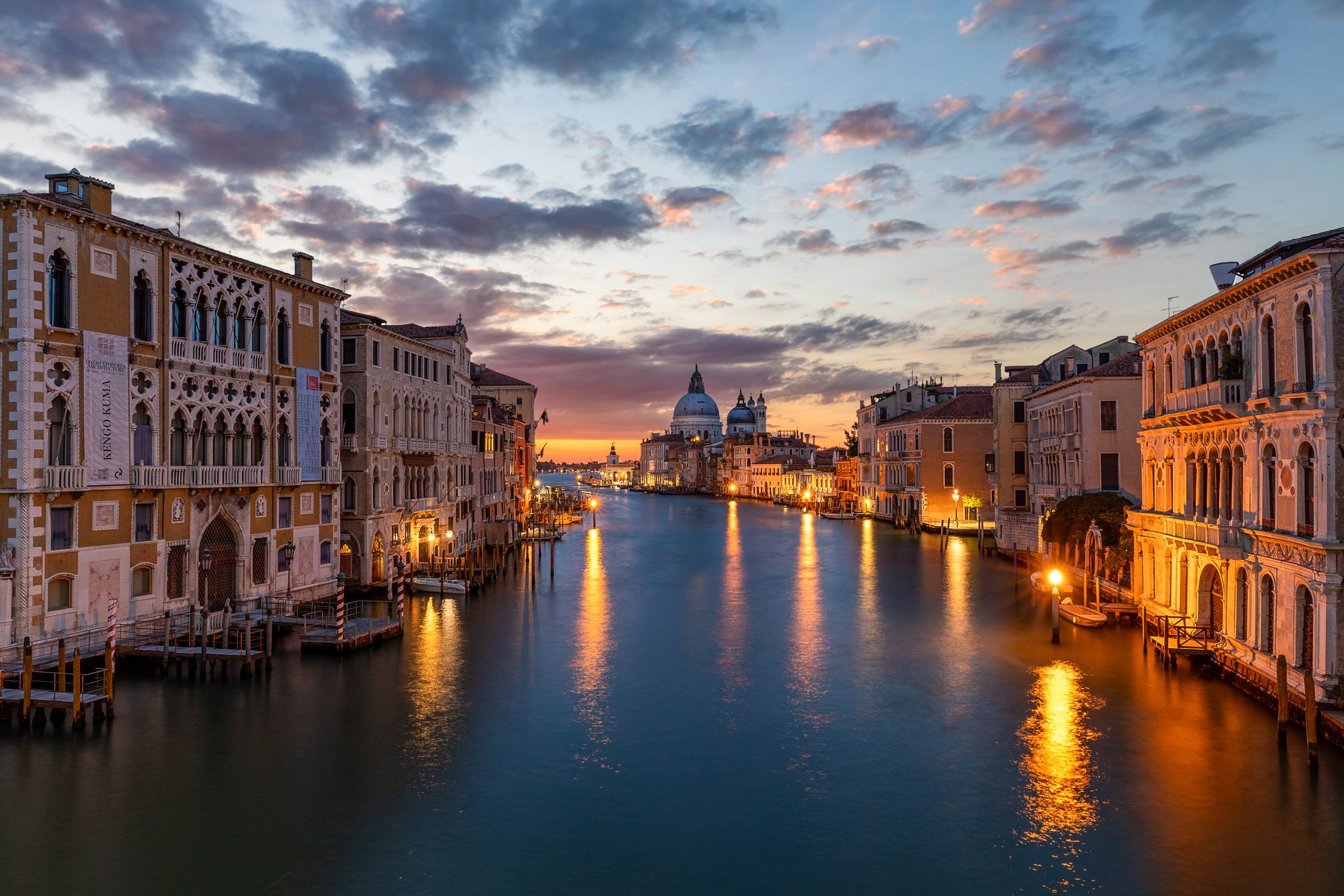 View from Ponte dell'Accademia, Venice, Italy