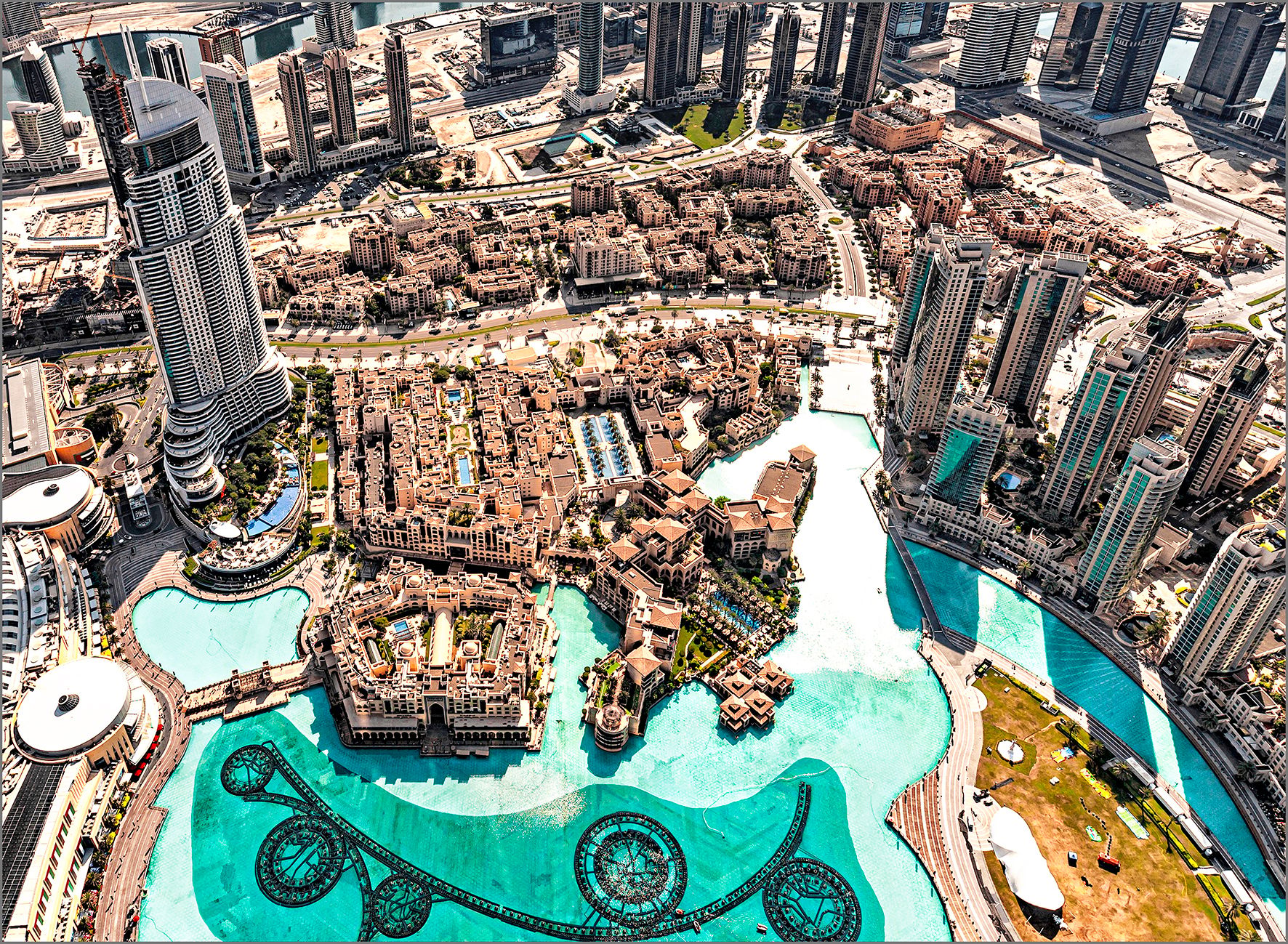 View from Burj Khalifa, United Arab Emirates